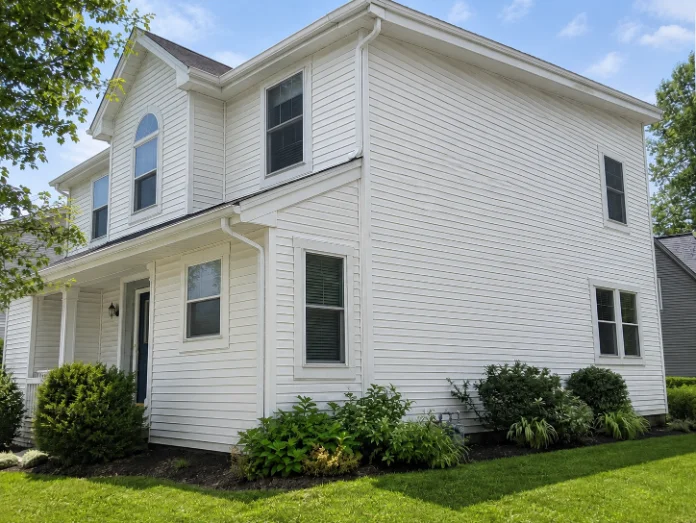 House after professional washing