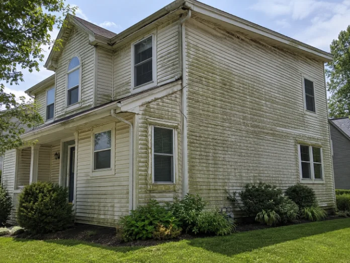 House before professional washing
